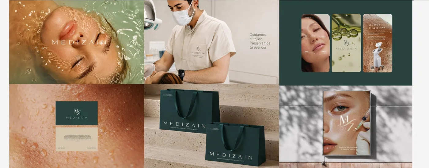 Identidad visual de Medizain, lámina 2