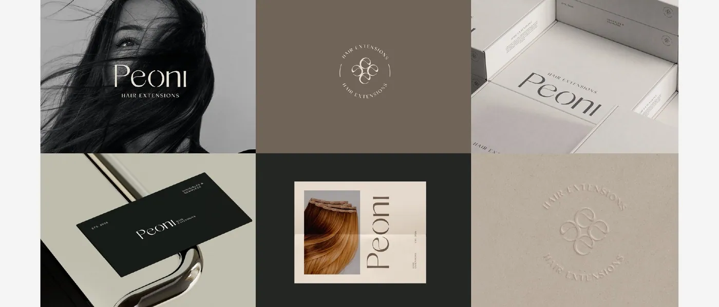 Identidad visual de Peoni