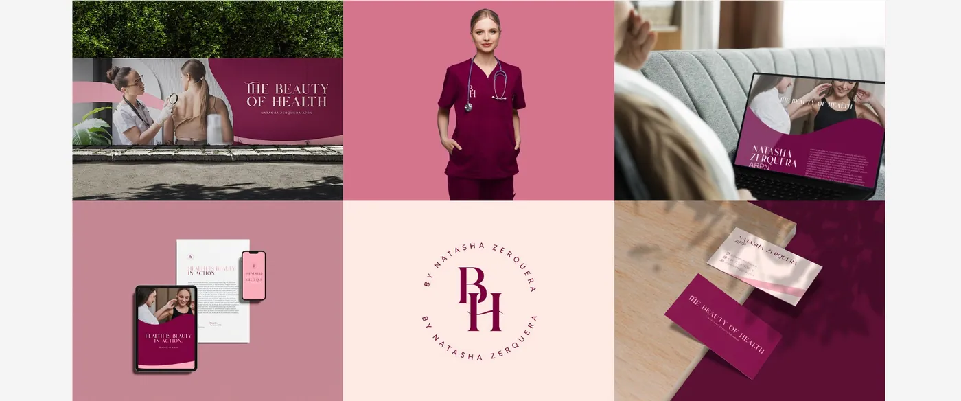 Identidad visual de The Beauty of Health