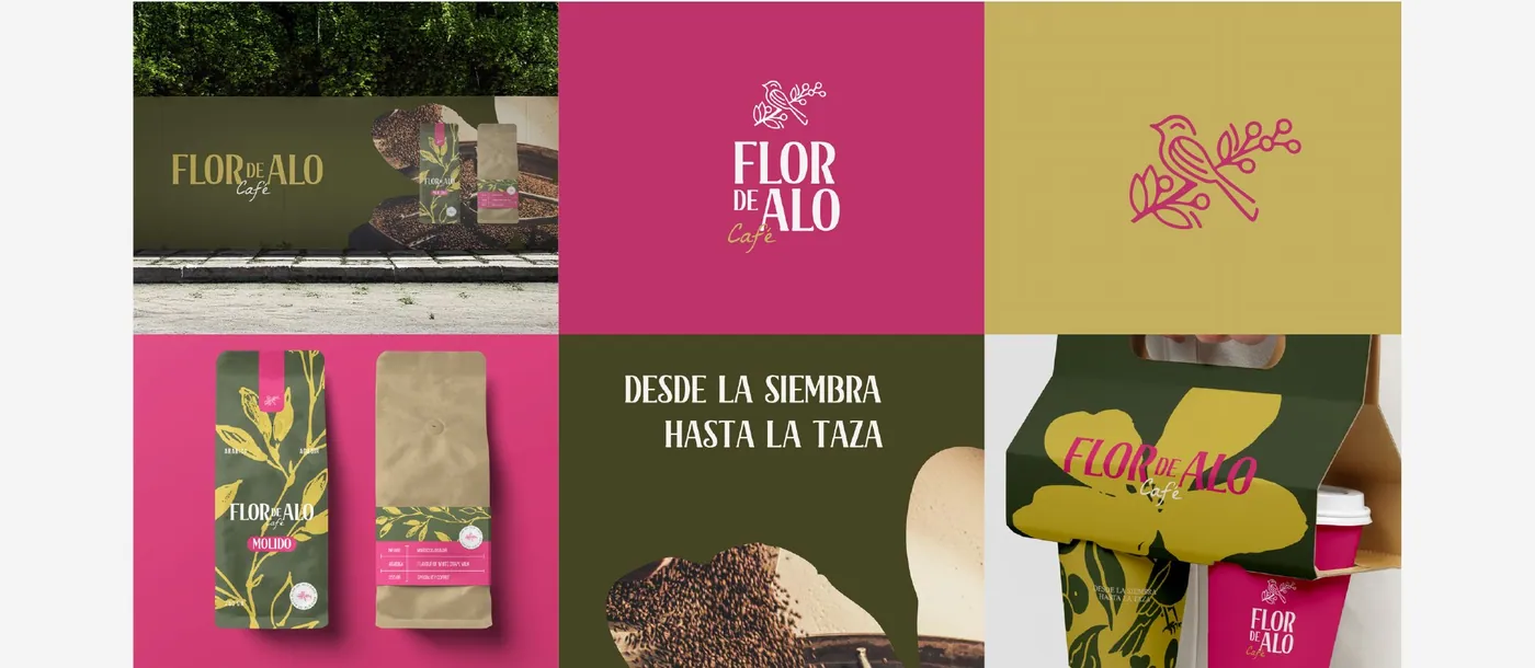 Identidad visual de Flor de Alo