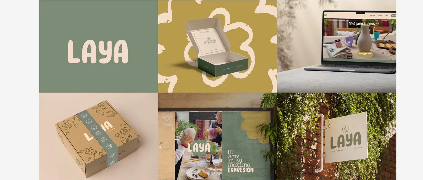 Identidad visual de Laya