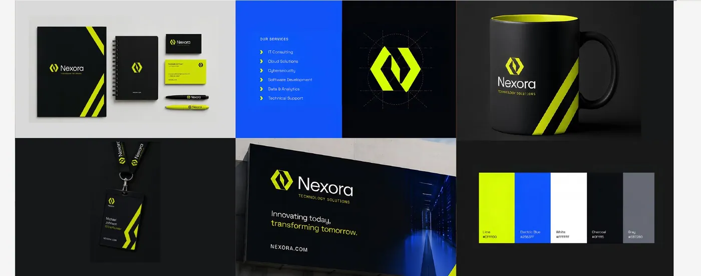 Identidad visual de Nexora