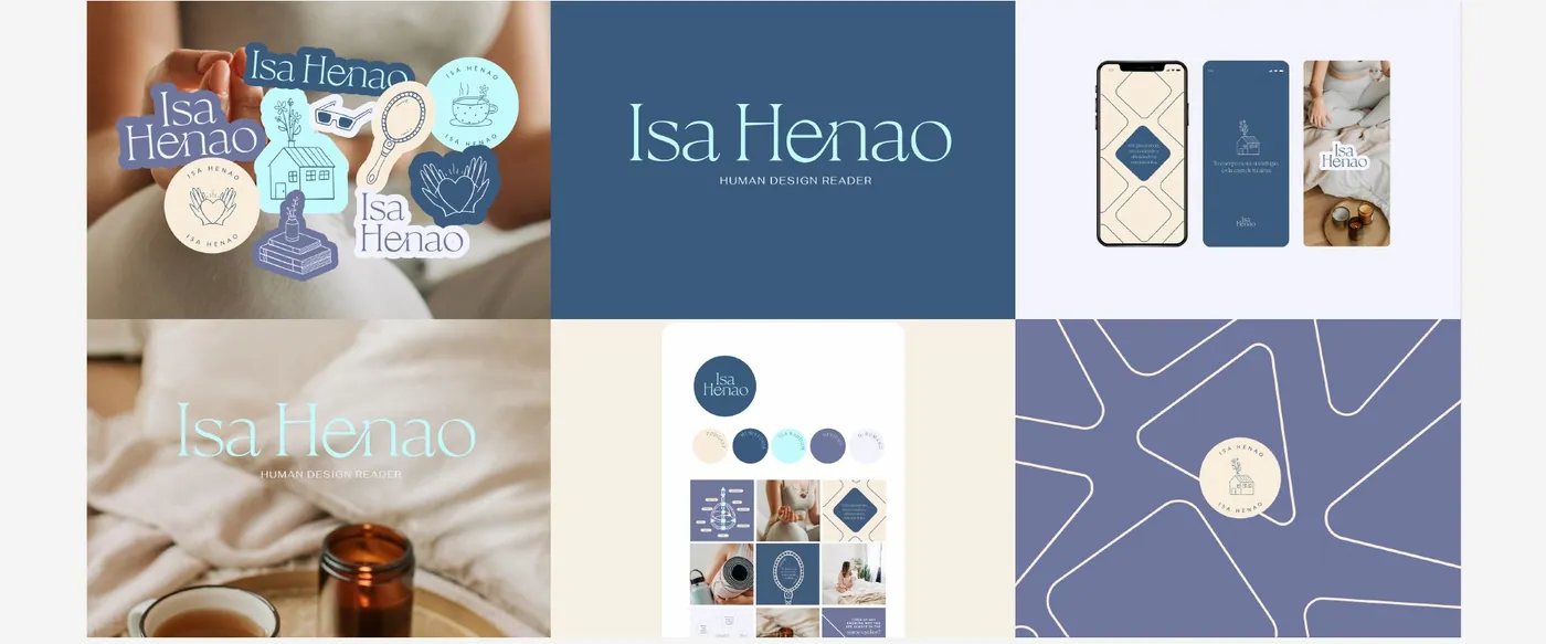 Identidad visual de Isa Henao