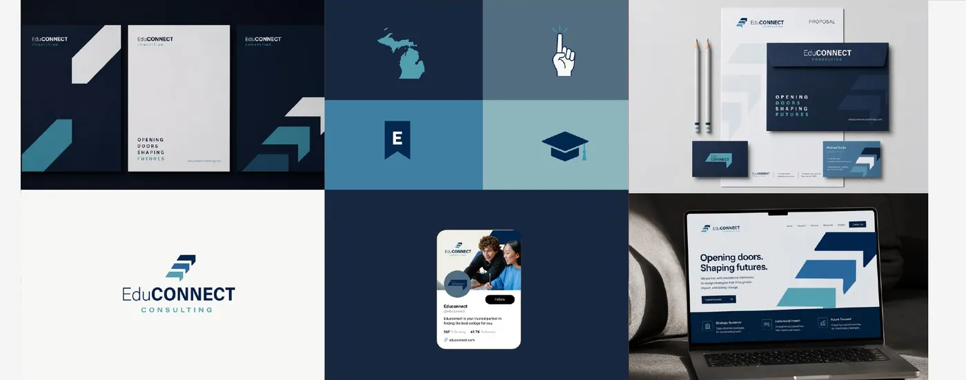 Identidad visual de EduCONNECT